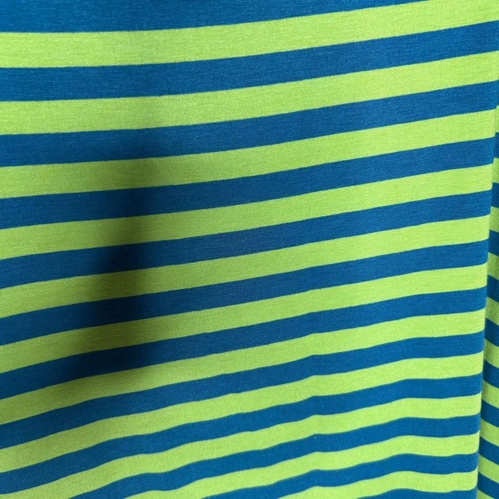 NWOT LuLaRoe Green/Blue Stripe Maxi Skirt xxs